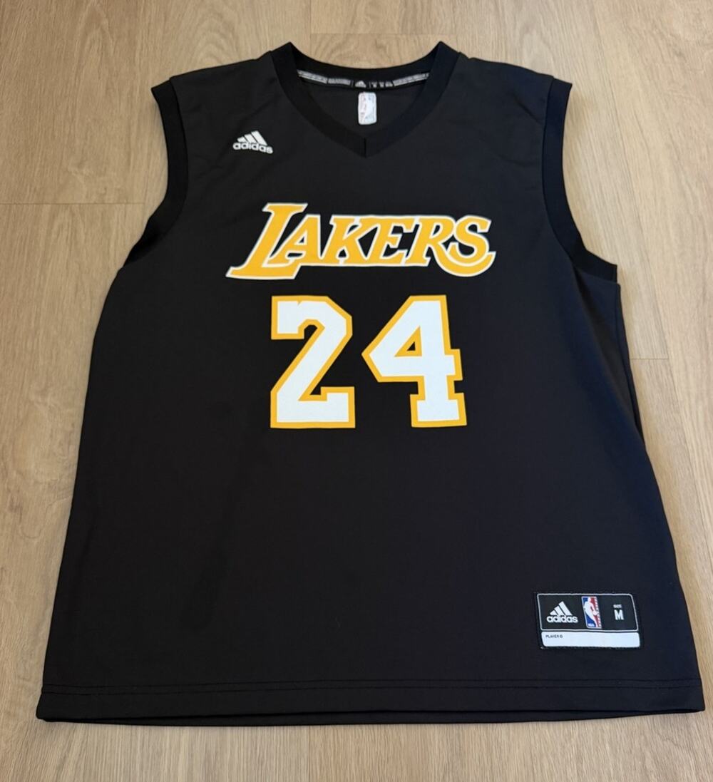 Adidas Los Angeles Lakers Kobe Bryant Black Mamba Jersey Size Medium